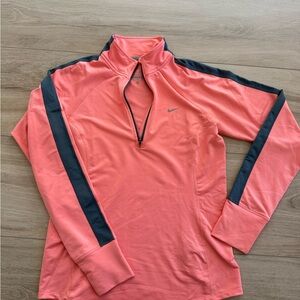 Nike Dri-FIT Coral and Gray Pullover